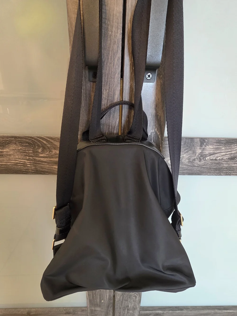 Tory Burch Black Nylon Backpack - Sleek Everyday Bag